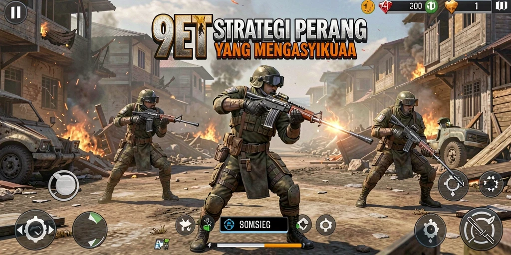 Tampilkan gameplay seru dari 9ET di pertempuran strategi.