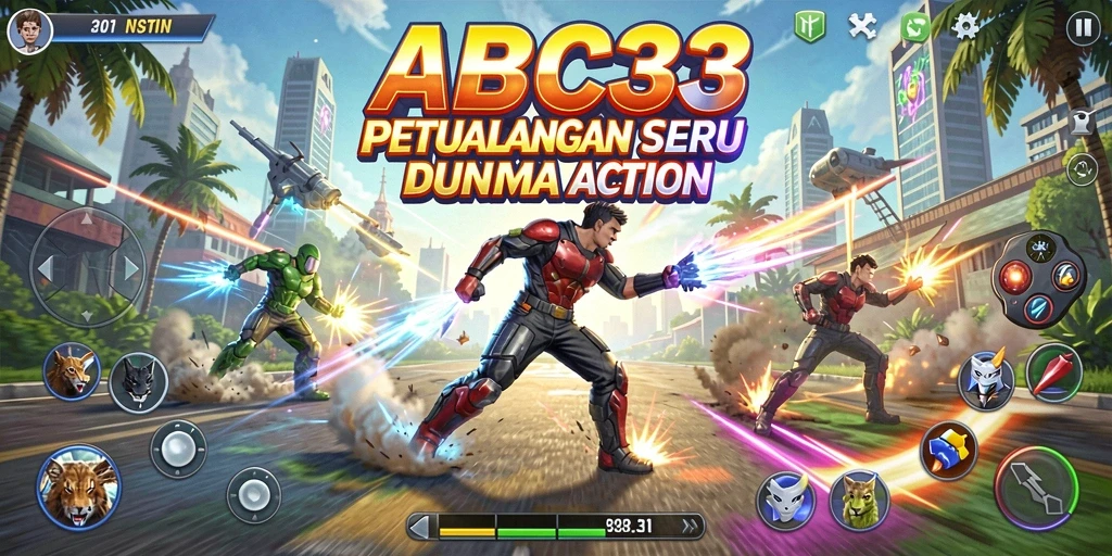 Tampilan menarik dari gameplay menegangkan di ABC33.