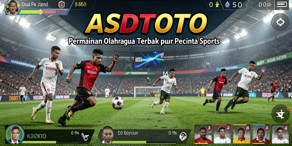 Tampilan gameplay menarik dari ASDTOTO dengan berbagai mode olahraga.