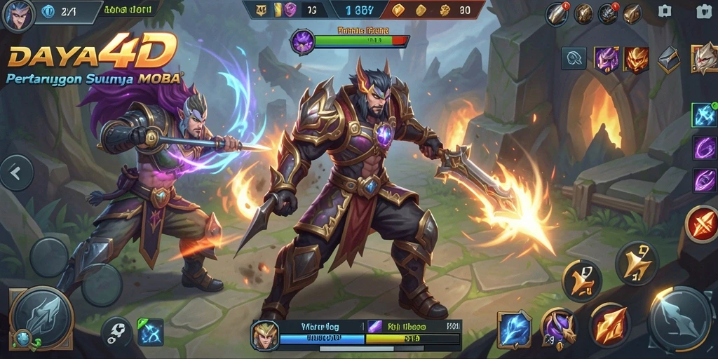 Gameplay seru dan dinamis dalam DAYA4D dengan aksi pertempuran yang mendebarkan.