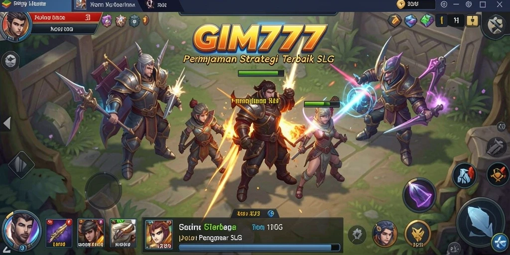 Screenshot gameplay SLG GIM777 yang menarik dan strategis.