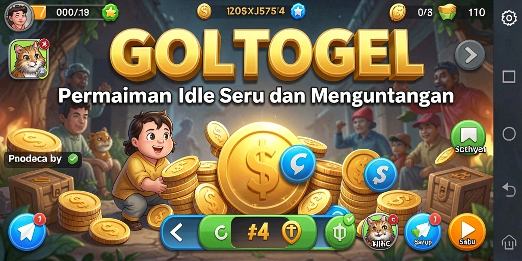 Gambar gameplay GOLTOGEL yang menarik dan interaktif.