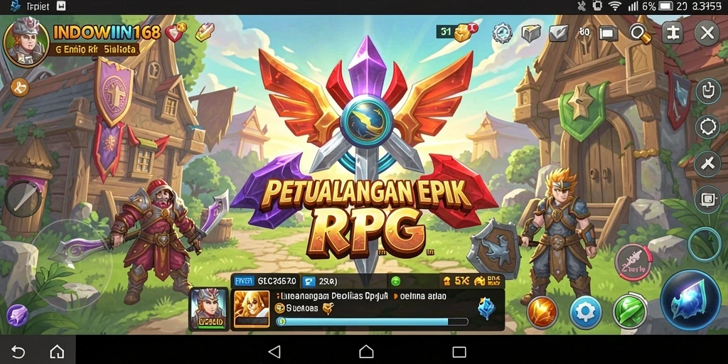 Gameplay menarik dari INDOWIN168 dalam setting dunia RPG.