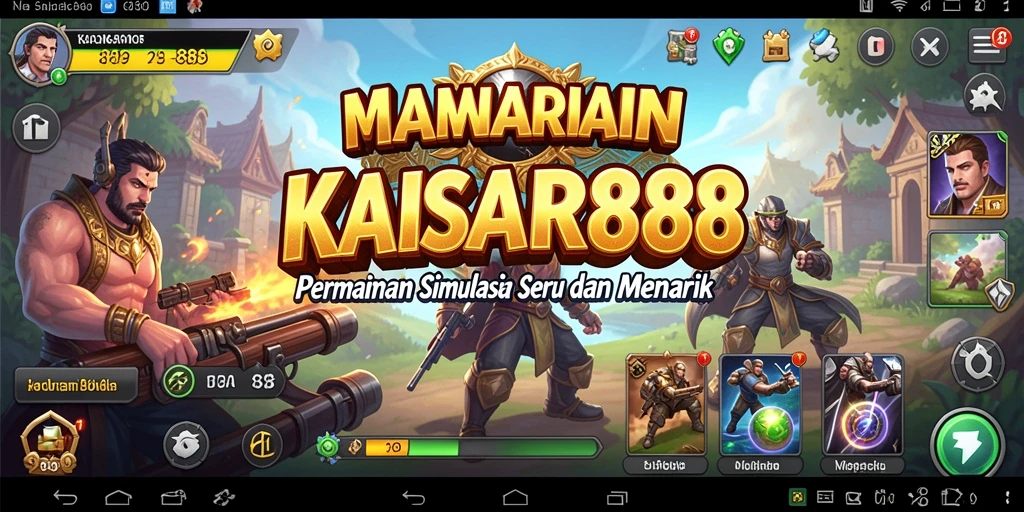 Tampilan gameplay simulasi yang menarik di KAISAR888.