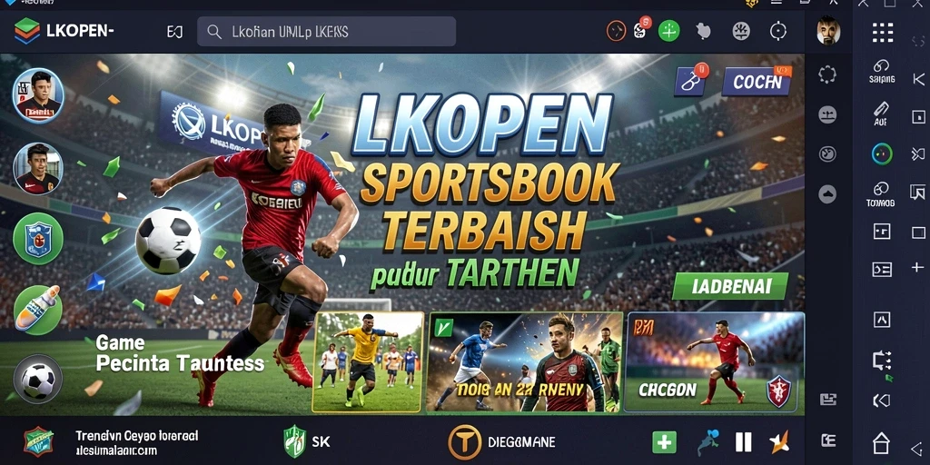 Tampilan gameplay LKOPEN yang menarik dan interaktif saat memasang taruhan.