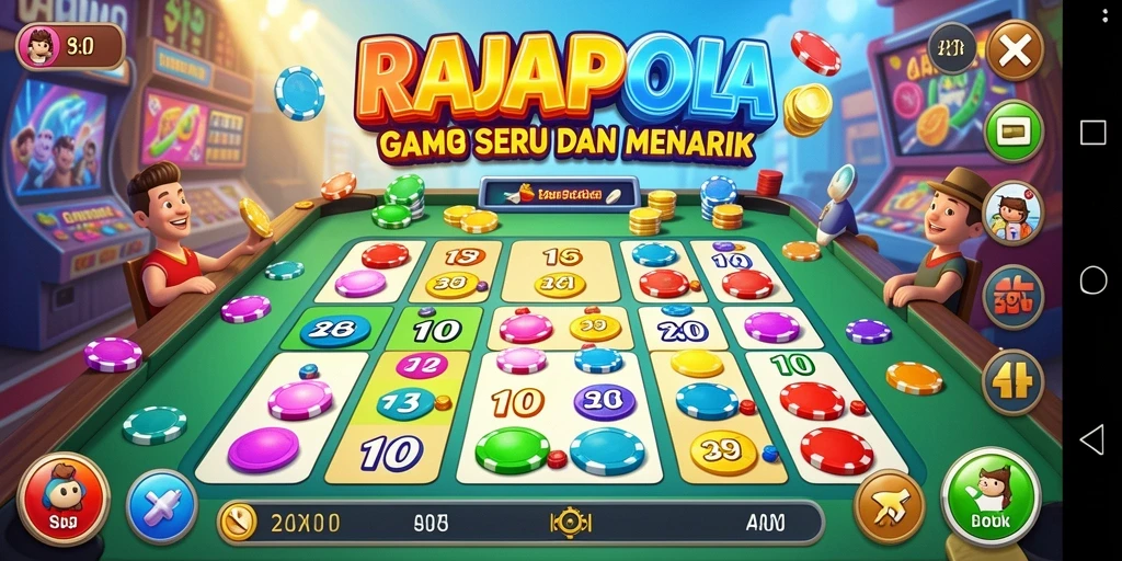 Tampilan menarik gameplay Bingo di RAJAPOLA.