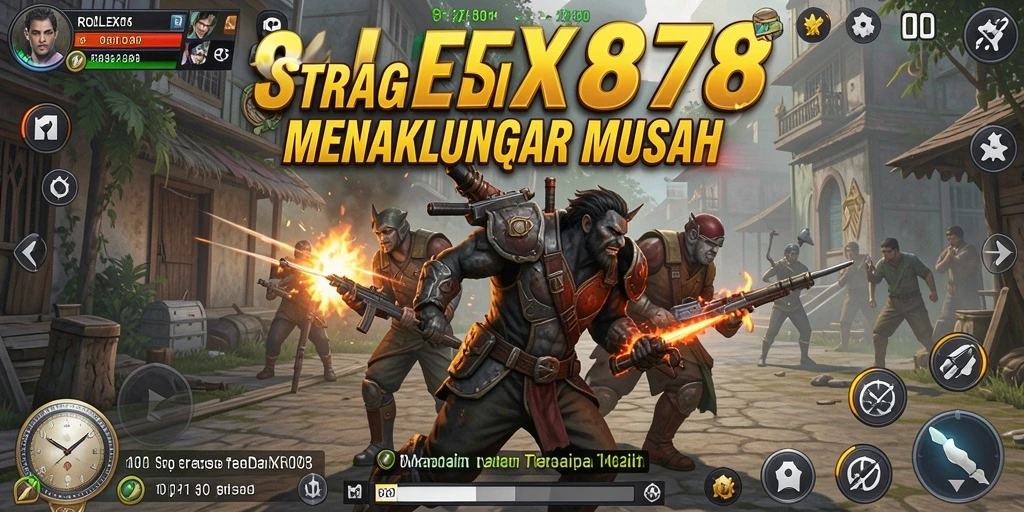 Tampilan gameplay menantang dan strategis dalam ROLEX878.