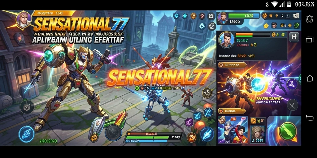 Tampilan intuitif dan fungsionalitas SENSATIONAL77 sebagai aplikasi Utility.