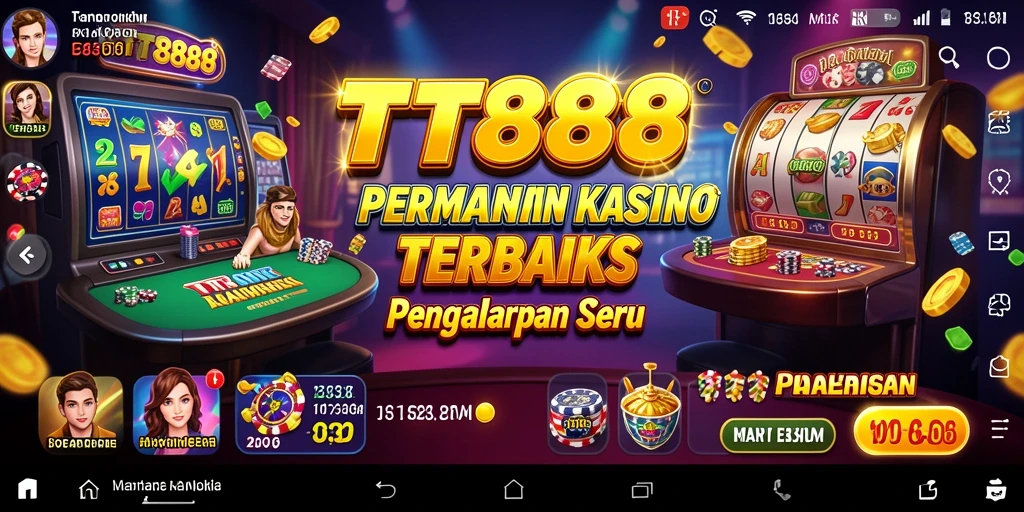 Screenshot gameplay Kasino TTT888 yang mendebarkan.