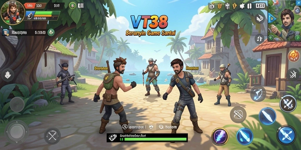 Tampilan menarik dari gameplay VT38 yang menyenangkan.